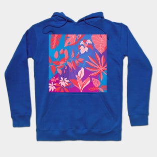 abstract pink floral gradient background Hoodie